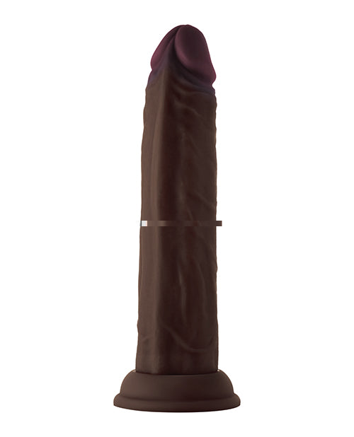 Shaft Model J Flexskin Liquid Silicone 8.5" Dong - Mahogany