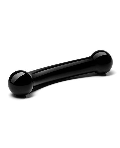 Glas Double Bull Glass Dildo - Black