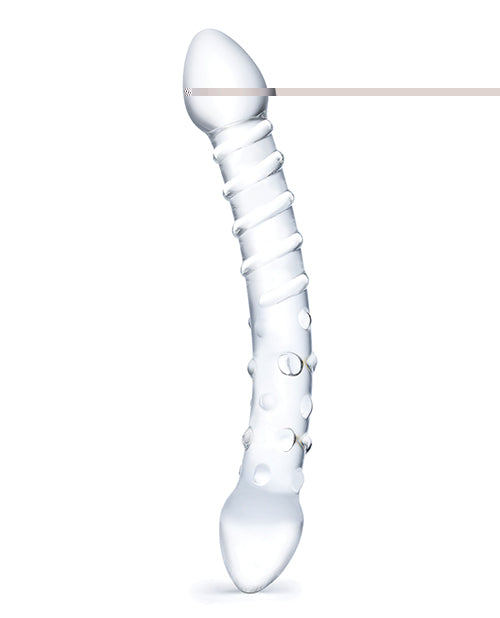 Glas Double Trouble Glass Dildo - Clear