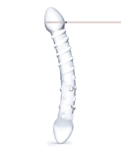 Glas Double Trouble Glass Dildo - Clear