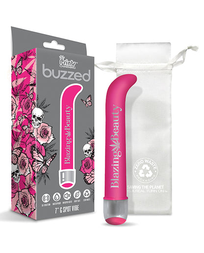 Buzzed 7" G-Spot Vibe  - Blazing Beauty Pink