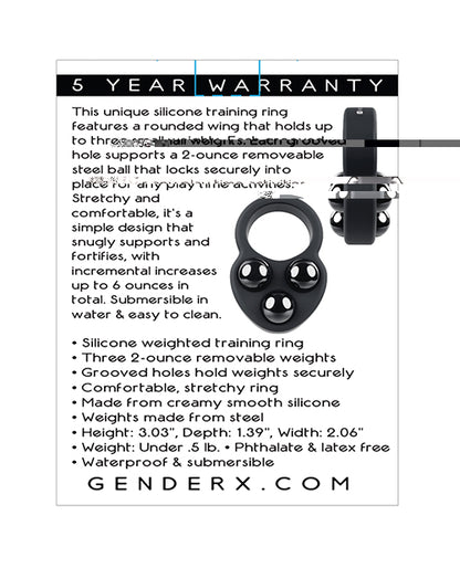 Gender X Workout Ring - Black