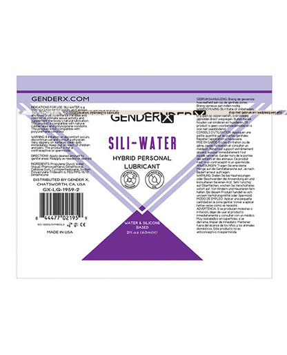 Gender X Sili-Water - 2 oz