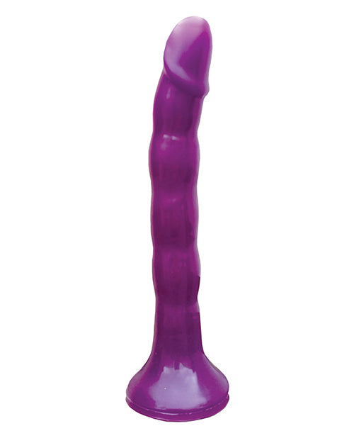 Wet Dreams Skinny Me 7" Strap on w/Harness - Purple