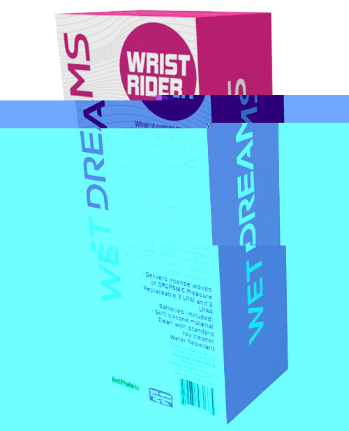 Wet Dreams Wrist Rider Finger Play Sleeve w/ Wrist Strap - Blue