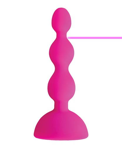 Sweet Sex Nookie Nectar Beads Vibe w/Remote - Magenta