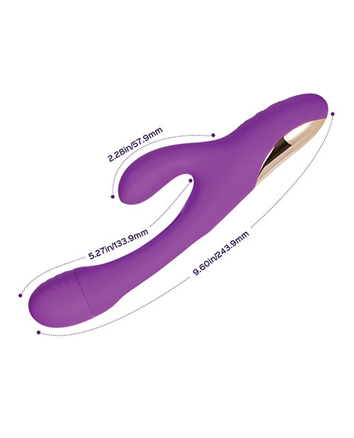 Bora G-Spot Tapping Rabbit Vibrator - Purple