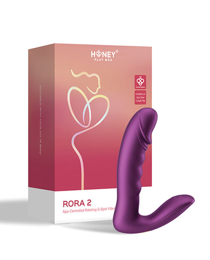 RORA 2 Pressure Sensing App-Controlled Rotating G-Spot Vibrator & Clitoral Stimulator