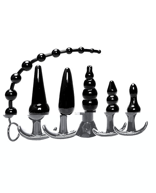 Try-Curious Anal Plug Kit - Black