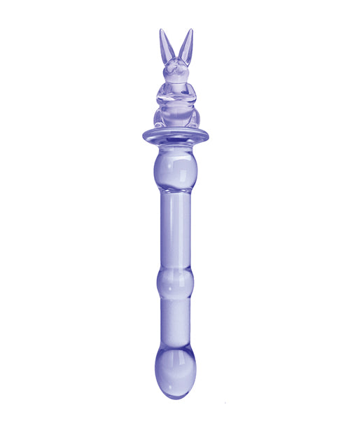 Glass Menagerie Rabbit Glass Dildo - Pink