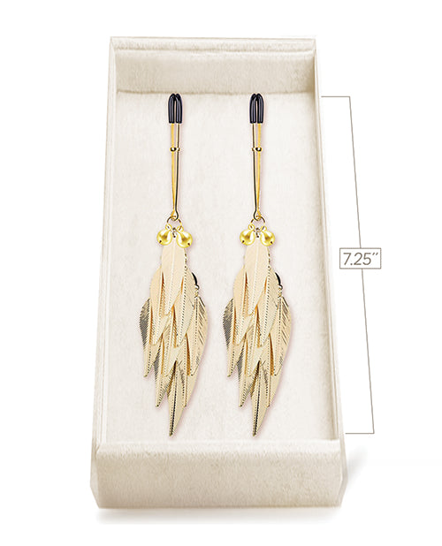 Couture Clips Luxury Nipple Clamps - Golden Harvest