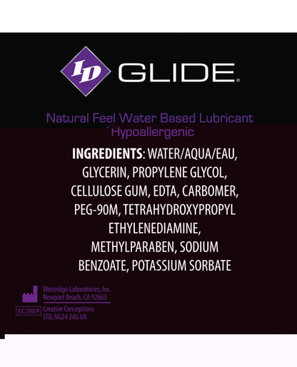 ID Glide Water Based Lubricant - 1 oz Pocket Bottle