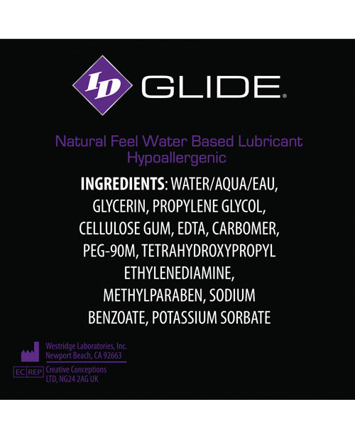 ID Glide Water Based Lubricant - 12 ml Tube