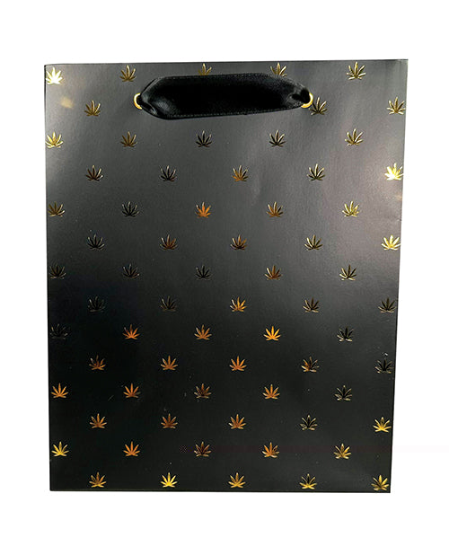 Polka Pot Gift Bag - Black/Gold