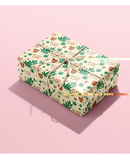 Plant Lady Naughty Wrapping Paper