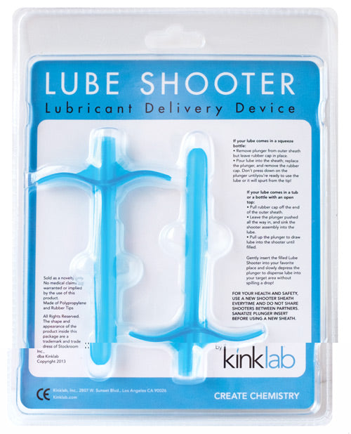 KinkLab Lube Shooter - Blue