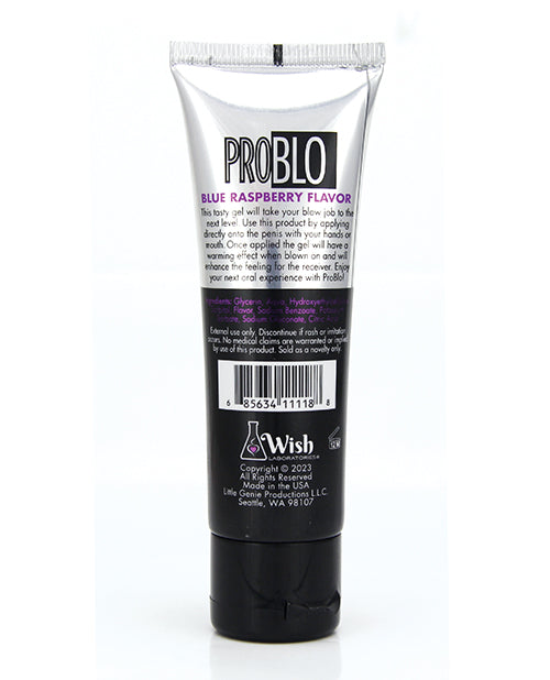 Pro Blo Oral Pleasure Gel - 1.5 oz Blue Raspberry