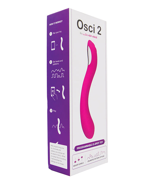 Lovense Osci 2 Oscillating G Spot Vibrator - Pink