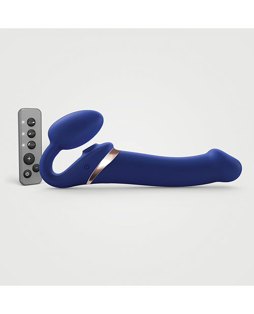 Strap on Me Multi Orgasm Bendable Strapless Strap on Large - Night Blue