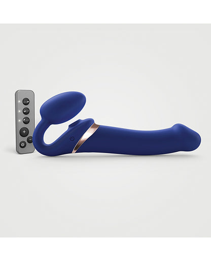 Strap on Me Multi Orgasm Bendable Strapless Strap on Large - Night Blue