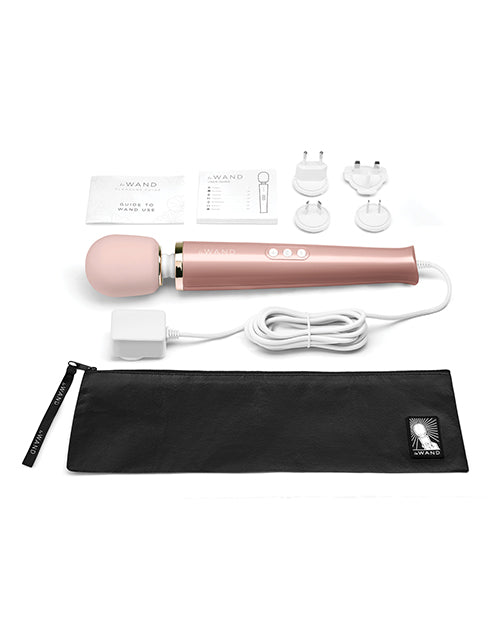 Le Wand Powerful Plug-In Vibrating Massager - Rose Gold