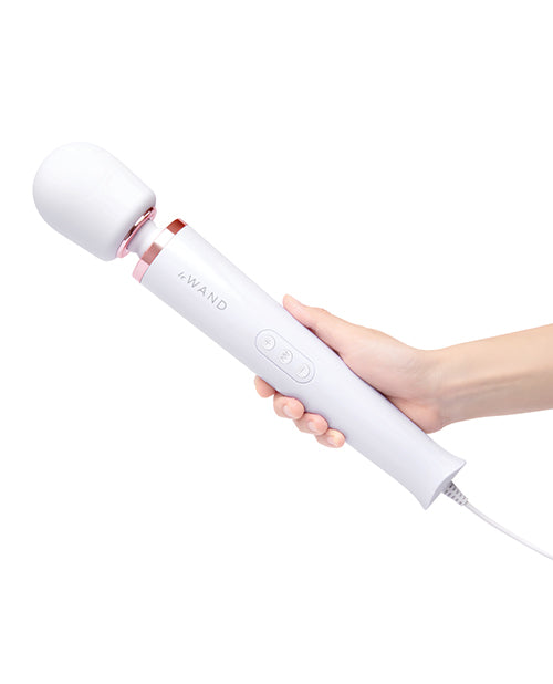 Le Wand Powerful Plug-In Vibrating Massager - White