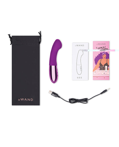 Le Wand GEE G-Spot Targeting Rechargeable Vibrator - Cherry