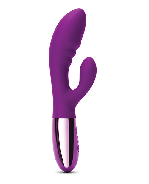 Le Wand BLEND Double Motor Rabbit Rechargeable Vibrator - Cherry