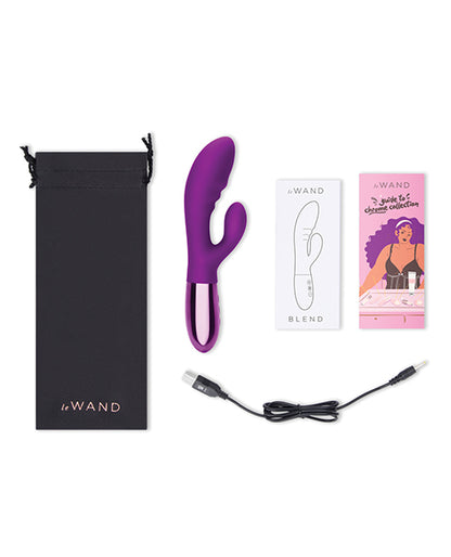 Le Wand BLEND Double Motor Rabbit Rechargeable Vibrator - Cherry