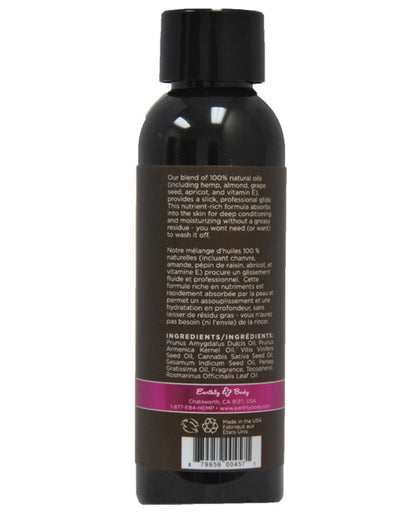 Earthly Body Massage & Body Oil - 2 oz Skinny Dip