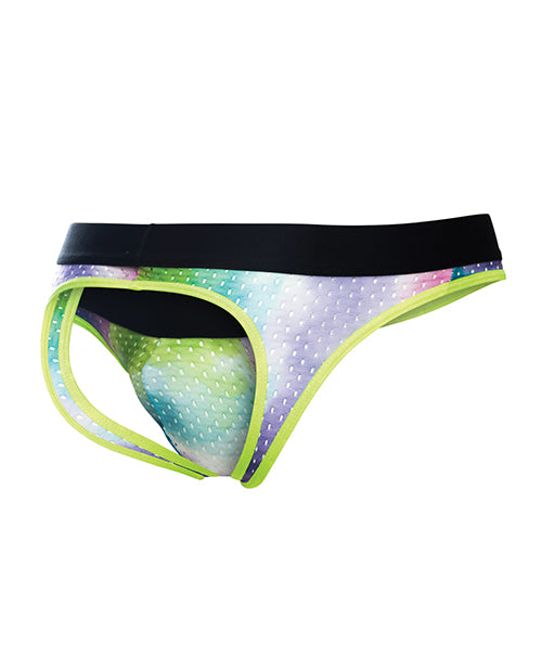 Male Basics MOB Aero Jock Green Dye LG