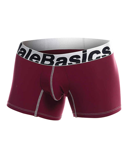 Male Basics Performance Boxer Burgundy SM