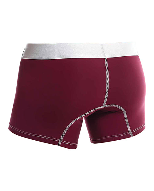 Male Basics Performance Boxer Burgundy SM