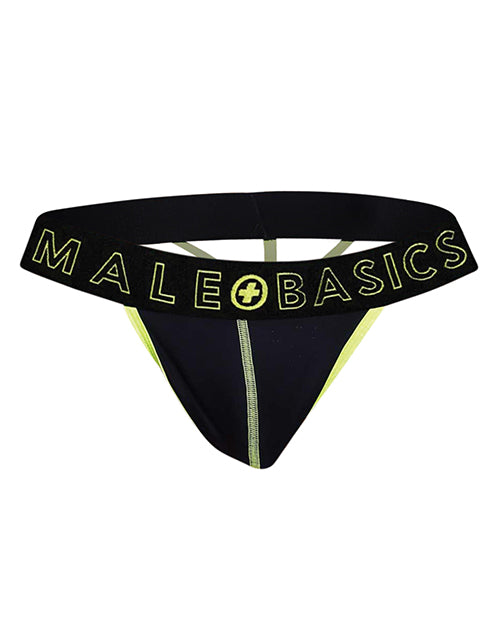 Male Basics Neon Thong Yellow MD