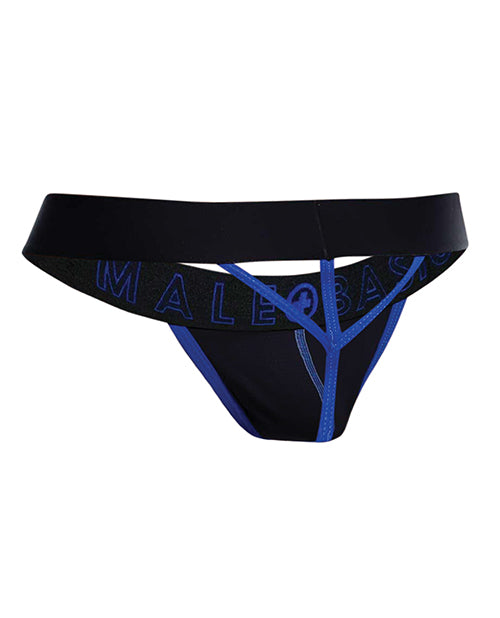 Male Basics Neon Thong Royal LG