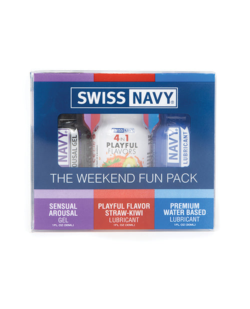 Swiss Navy Weekend Fun Pack of 3 - 1 oz