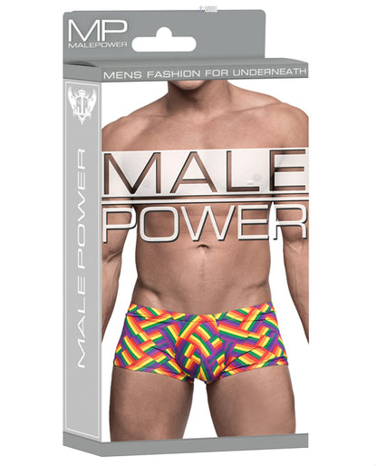 Pride Fest Contoured Pouch Mini Short Rainbow SM