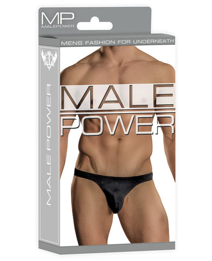 Male Power Bong Thong Black L/XL