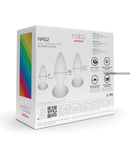 Nobu Rainbow Silicone Plug Set - Cosmic