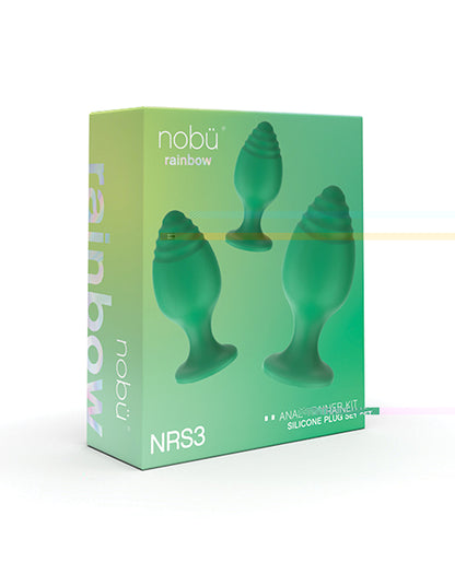 Nobu Rainbow Silicone Plug Set - Green