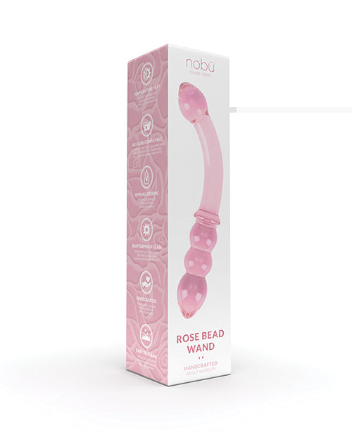 Nobu Rose Bead Wand - Pink