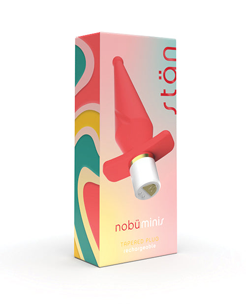 Nobu Mini Stan Tapered Butt Plug - Coral