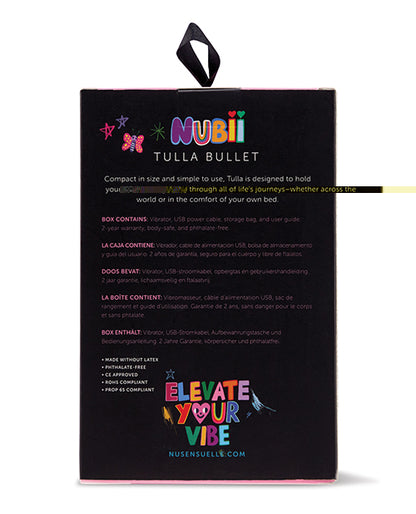 Nu Sensuelle Nubii Tulla Rounded Tip 10 Speed Bullet - Blue