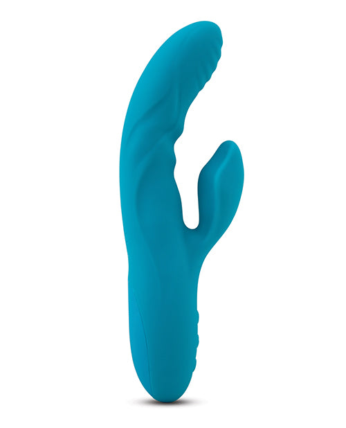 Nu Sensuelle Nubii Kiah Turbo Boost & Heating Dual Stim Rabbit - Blue