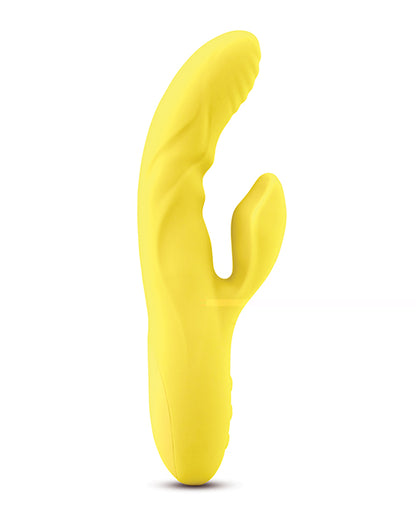 Nu Sensuelle Nubii Kiah Turbo Boost & Heating Dual Stim Rabbit - Yellow