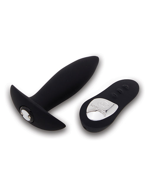 Nu Sensuelle Remote Control Rechargeable Mini Plug - Black