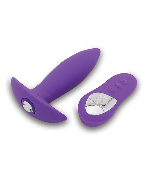 Nu Sensuelle Remote Control Rechargeable Mini Plug - Purple