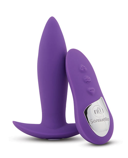 Nu Sensuelle Remote Control Rechargeable Mini Plug - Purple