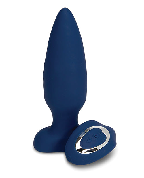 Nu Sensuelle Andii Vertical Roller Motion Butt Plug - Navy