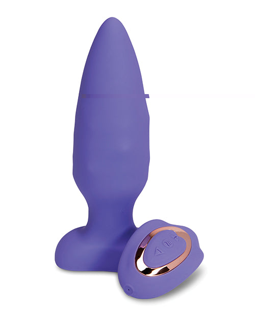 Nu Sensuelle Andii Vertical Roller Motion Butt Plug - Ultra Violet